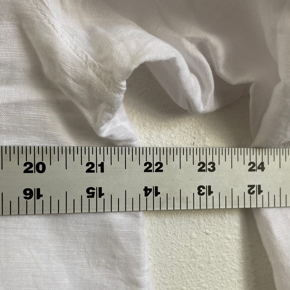 J Crew Relaxed-fit beach shirt in linen-cotton blend‎ Small White - Picture 2 of 7